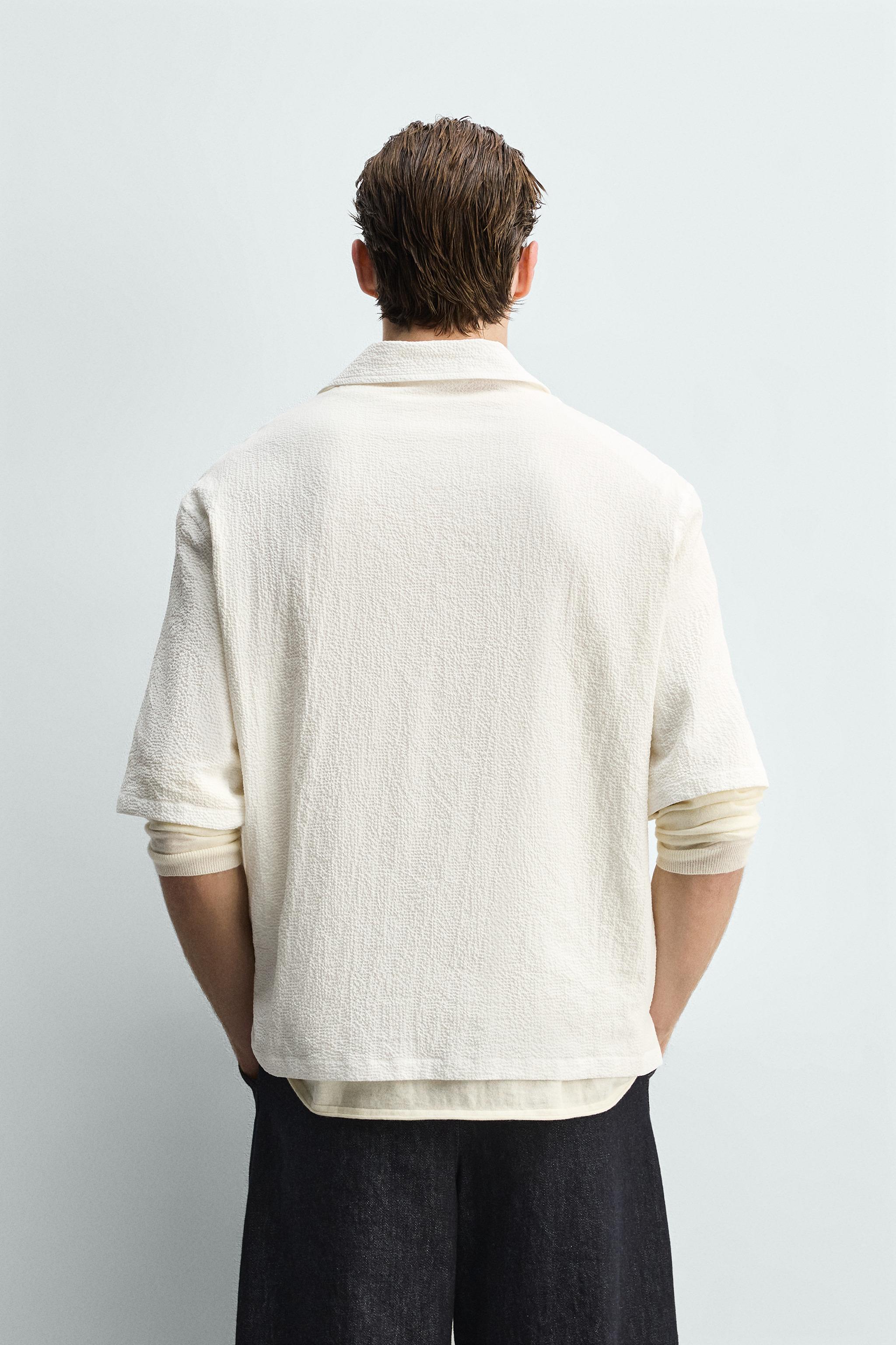 TEXTURED POLO SHIRT
